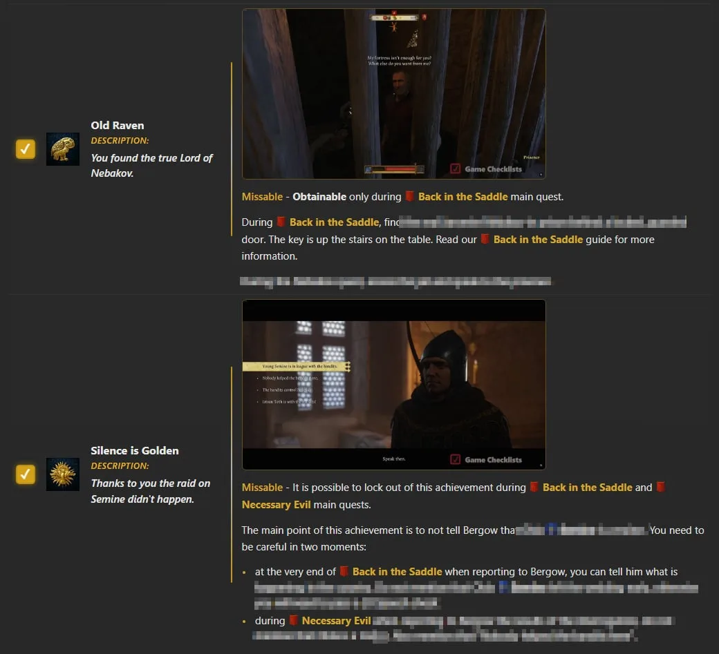 KCD2 frühe optionale Aufgabe für einen verpassbaren Kloster-Erfolg