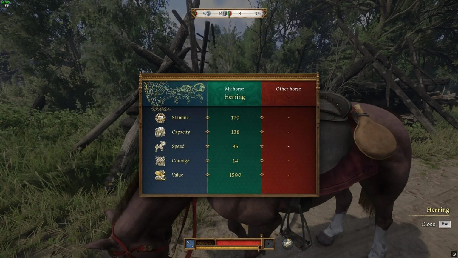 KCD2 herring: Herring horse stats