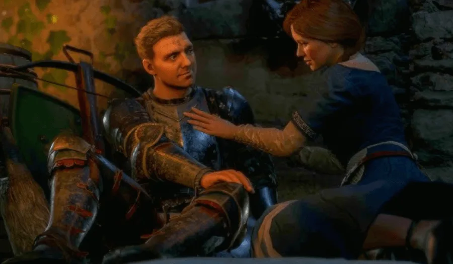 KCD2 katherine: Katherine im Spiel