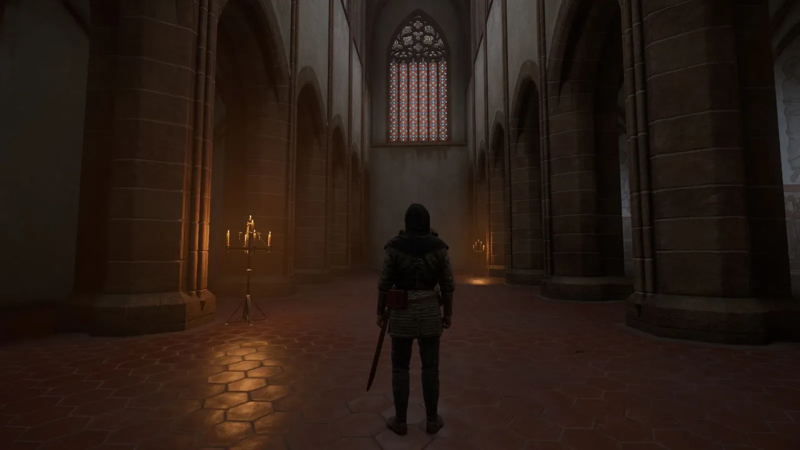 KCD2 Mysteria Ecclesiae interiér sedleckého kláštera během vyšetřování